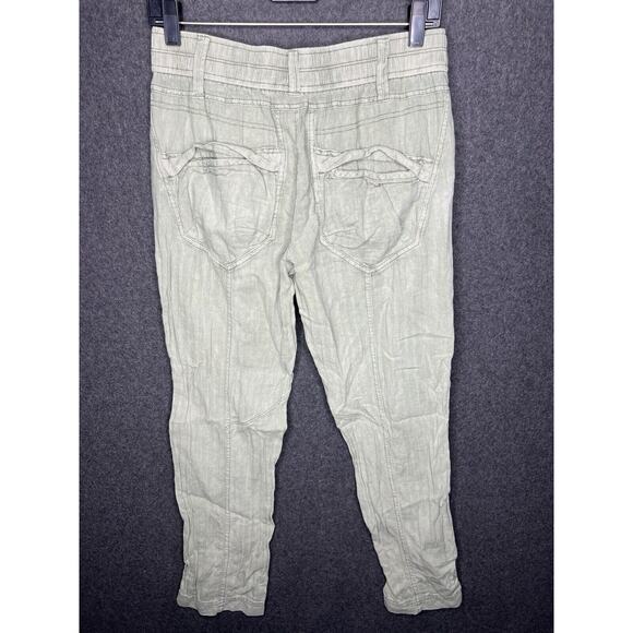 Free People Women’s Green Size XS Skinny Pants Large Pockets Stretchy Waist Band - Picture 11 of 12